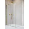 Kabina prysznicowa 100x70 Idea 8 Brushed Gold KDJ Radaway (10340520-99-01L + 10350453-01-01 + 10360070-01-01R)