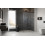 Kabina prysznicowa 100x70 Idea 8 QL Black KDJ Radaway (10550517-54-01R + 10350453-01-01 + 10360070-01-01L)