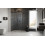 Kabina prysznicowa 100x70 Idea 8 QL Black KDJ Radaway (10550517-54-01L + 10350453-01-01 + 10360070-01-01R)