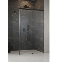 Kabina prysznicowa 120x70 Idea 8 QL Black KDJ Radaway (10550617-54-01R + 10350553-01-01 + 10360070-01-01L)