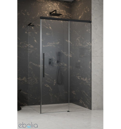 Kabina prysznicowa 120x70 Idea 8 QL Black KDJ Radaway (10550617-54-01R + 10350553-01-01 + 10360070-01-01L)