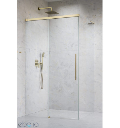 Kabina prysznicowa 100x70 Idea 8 QL Brushed Gold KDJ Radaway (10550517-99-01L + 10350453-01-01 + 10360070-01-01R)