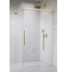 Kabina prysznicowa 120x70 Idea 8 QL XL Brushed Gold KDJ Radaway (10560617-99-01R + 10570572-01-01 + 10580070-01-01L)