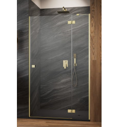 Drzwi prysznicowe 80 Essenza Brushed Gold DWJ Radaway (1385012-99-01R)