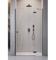 Drzwi prysznicowe 80 Essenza Brushed GunMetal DWJ Radaway (1385012-92-01R)