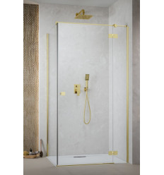 Kabina prysznicowa 80x70 Essenza Gold KDJ Radaway (1385043-09-01R + 1384048-01-01)