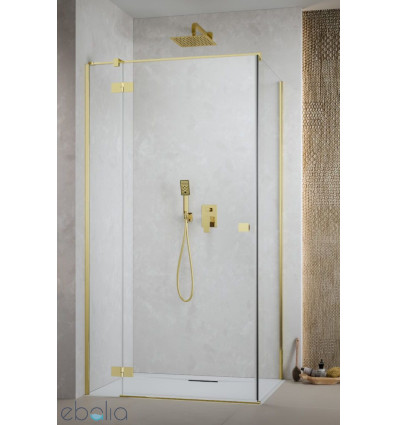 Kabina prysznicowa 80x70 Essenza Gold KDJ Radaway (1385043-09-01L + 1384048-01-01)