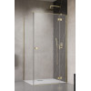 Kabina prysznicowa 100x70 Essenza Brushed Gold KDJ Radaway (1385040-99-01R + 1384048-01-01)