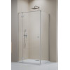Kabina prysznicowa 80x70 Essenza Brushed Nickel KDJ Radaway (1385043-91-01L + 1384048-01-01)