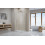 Kabina prysznicowa 80x70 Essenza Brushed Nickel KDJ Radaway (1385043-91-01L + 1384048-01-01)