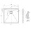 Brodzik granitowy kwadratowy 90x90 cm Deante Correo (KQR 541B)