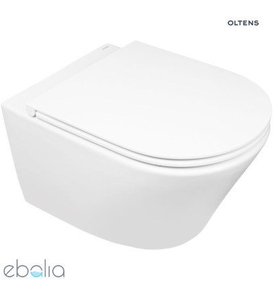 Miska WC wisząca PureRim z deską Slim Jog Stille Oltens (42032000)