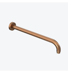 Ramię prysznicowe ścienne 40 cm okrągłe miedziany szczotkowany Excellent (AREX.3140CB)