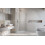 Kabina pięciokątna 80x80 Essenza Brushed Nickel PTJ Radaway (1385010-91-01L + 1385049-01-01)