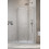 Kabina asymetryczna 80x90 Essenza Brushed Nickel PTJ Radaway (1385010-91-01R + 1385052-01-01)
