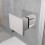 Kabina asymetryczna 80x90 Essenza Brushed Nickel PTJ Radaway (1385010-91-01R + 1385052-01-01)