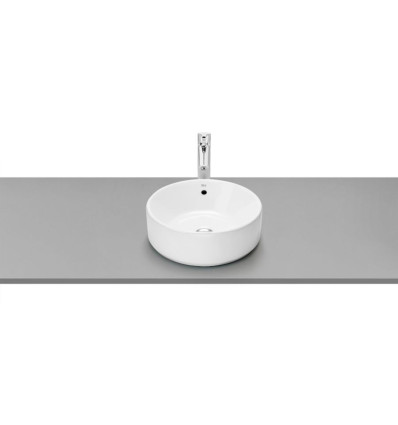 Umywalka nablatowa okrągła 39 cm Supraglaze® Gap Roca (A3270MJS00)
