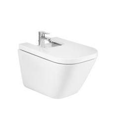 SQUARE Bidet podwieszany ukryte mocowania Supraglaze® Gap Roca (A357476S00)