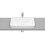 UMYWALKA 550x370 H75mm FINECERAMIC ®, Supraglaze® INSPIRA - MAXICLEAN Roca (A327534S00)