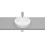 Umywalka 370x370 H75 FINECERAMIC® BIAŁY MAT INSPIRA COLORS Roca (A32752R620)