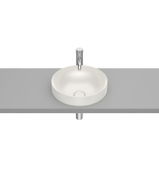 Umywalka 370x370 H75 FINECERAMIC® BEŻ INSPIRA COLORS Roca (A32752R650)