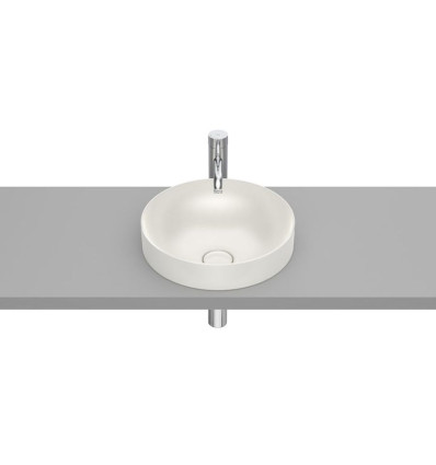 Umywalka 370x370 H75 FINECERAMIC® BEŻ INSPIRA COLORS Roca (A32752R650)