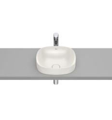 Umywalka 370x370 H75 FINECERAMIC ® BEŻ INSPIRA COLORS Roca (A32750R650)