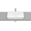 Umywalka 550x370 H75 FINECERAMIC ® BIAŁY MAT INSPIRA COLORS Roca (A327534620)