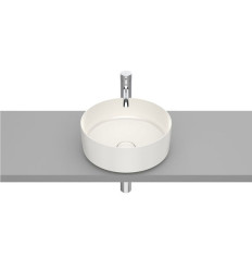 Umywalka 370x370 OCT FINECERAMIC ® BEŻ INSPIRA COLORS Roca (A327523650)