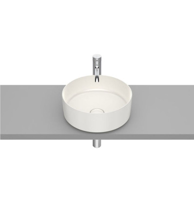 Umywalka 370x370 OCT FINECERAMIC ® BEŻ INSPIRA COLORS Roca (A327523650)