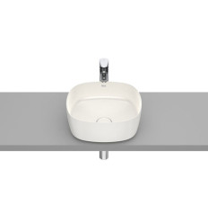 Umywalka 370x370 OCT FINECERAMIC ® BEŻ INSPIRA COLORS Roca (A327502650)