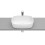 Umywalka 500X370 FINECERAMIC® BIAŁY MAT INSPIRA COLORS Roca (A327500620)