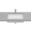 Umywalka podblatowa 54x32 FINECERAMIC ® BIAŁY MAT INSPIRA COLORS Roca (A327535620)