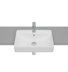 Umywalka półblatowa 55x42 FINECERAMIC ® BIAŁY MAT INSPIRA COLORS Roca (A32753S620)