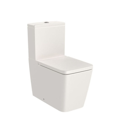 Miska wc do kompaktu Rimless BTW o/podwójny 645 mm BEŻ INSPIRA COLORS Roca (A342536650)