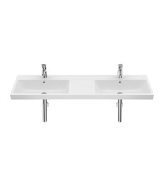 Umywalka ścienna 140x46 cm podwójna, Supraglaze® GAP Roca (A3270MUS00)