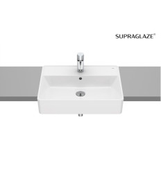 Umywalka półblatowa 55x42 cm Supraglaze® GAP Roca (A3270YGS00)
