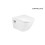 Rimless Miska WC podwieszana 54 cm (odkryte mocowania) Supraglaze® GAP Roca (A34647FS00)