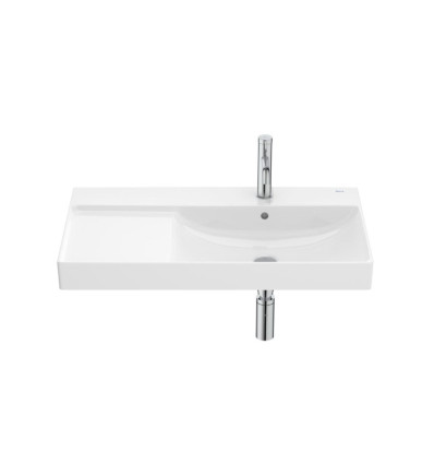 Umywalka ścienna 80x46 cm PRAWA Supraglaze® ONA Roca (A327688S00)