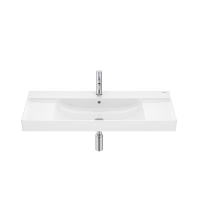 Umywalka ścienna 100x46 cm Supraglaze® ONA Roca (A32768AS00)