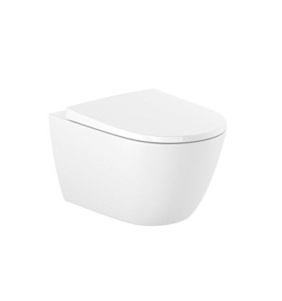 Miska WC podwieszana Rimless 53 cm Supraglaze® ONA Roca (A346687S00)
