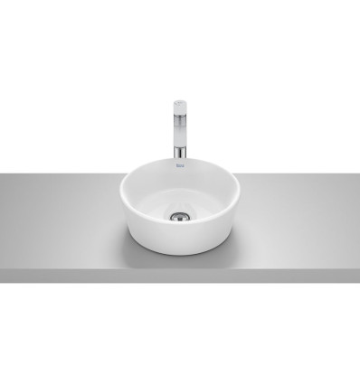 Umywalka nablatowa ROUND CR 35 cm BIAŁY POŁYSK OPTICA Roca (A327B15000)