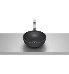 Umywalka nablatowa ROUND ER 35 cm CZARNY MAT OPTICA Roca (A327C12080)