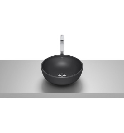 Umywalka nablatowa ROUND ER 35 cm CZARNY MAT OPTICA Roca (A327C12080)