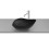 Umywalka nablatowa 54x37,5x18,5 cm CZARNY MAT OHTAKE Roca (A327A13080)