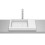 Umywalka blatowa SKYLINE 60x38 cm BIAŁY POŁYSK HORIZON Roca (A32727500B)