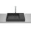 Umywalka blatowa SKYLINE 60x38 cm CZARNY MAT HORIZON Roca (A32727508B)