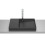 Umywalka nablatowa DASH 60x38 cm CZARNY MAT HORIZON Roca (A32727908B)