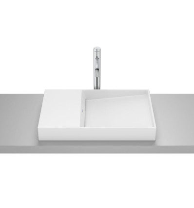 Umywalka nablatowa DASH 60x38 cm BIAŁY MAT HORIZON Roca (A32727962B)