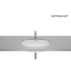 Umywalka podblatowa owalna 55x35 cm Supraglaze® GAP Roca (A3270YCS00)